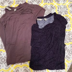New York & Co LOT of 2 Capped SleeveTops! XL/L